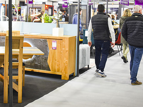 Photo du salon de l'habitat au Parc des expositions de Limoges